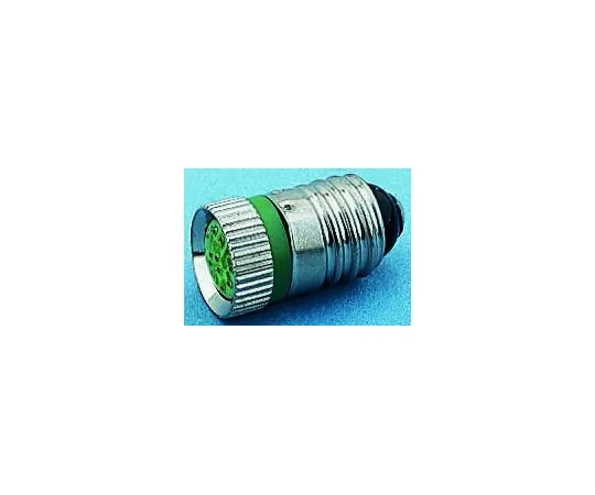 63-6582-15 LED Reflector Bulb, E10, Yellow, Multichip, 10mm dia., 24V ac/dc 204-754