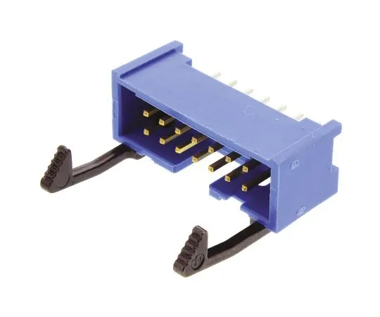 63-6654-77 Header-amplifier latches for connecting boards 14 poles 2.54 mm 2 rows straight 2-1761606-5