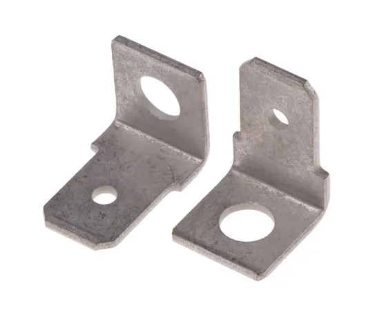 63-6978-01 RS PRO, 90° Mount Angle Stud Mount Tab Terminal, 6.35 x 0.8mm Tin Plated 125-1994