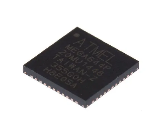 63-7022-32 Microchip Technology ATMEGA644P-20MU, 8bit AVR Microcontroller, 20MHz, 64 kB Flash, 44-Pin VQFN ATMEGA644P-20MU