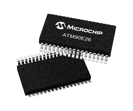 63-7014-88 Microchip ATM90E26-YU-B Energy Measurement IC, 16 bit, 28-Pin SSOP ATM90E26-YU-B