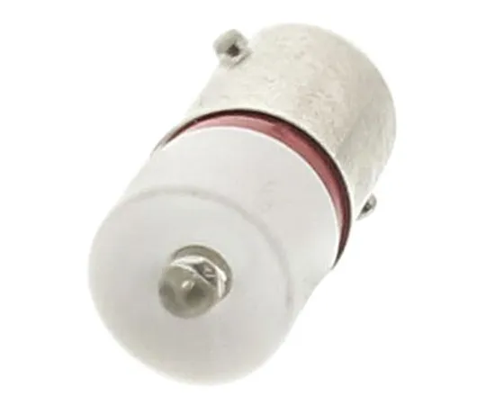63-6585-85 LED Reflector Bulb, BA9s, Red, Single Chip, 10mm dia., 24V ac/dc 209-478
