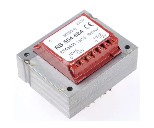 63-6680-69 12V ac 2 Output Through Hole PCB Transformer, 20VA 504-684