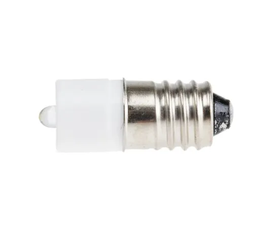 63-6582-19 LED Reflector Bulb, E10, White, Single Chip, 10mm dia., 60V ac/dc 204-833