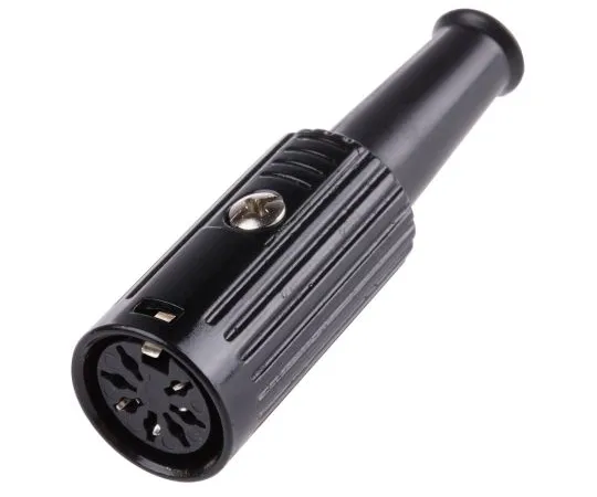 63-6674-50 RS PRO 7 Pole Din Socket, 1A, 100 V ac, Push Lock 491-122