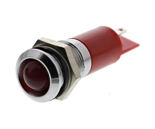 63-6584-97 RS PRO Red Indicator, 12 V, 14mm Mounting Hole Size, Tab Termination, IP67 208-273