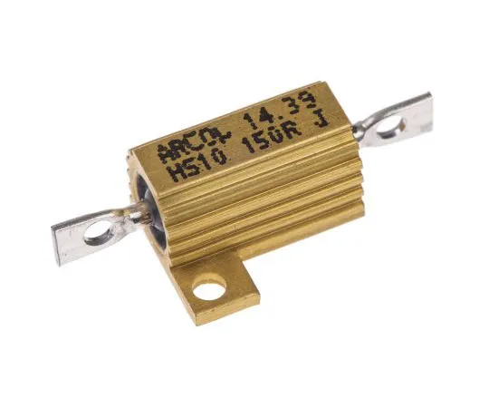 63-7349-26 Arcol HS10 Series Aluminium Ho***d Axial Wire Wound Panel Mount Resistor, 150Ω ±5% 10W HS10 150R J