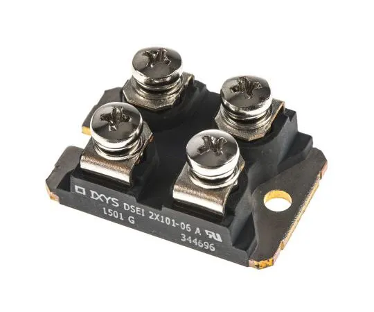 63-7351-90 IXYS 600V 96A, Dual Silicon Junction Diode, 4-Pin SOT-227B DSEI2X101-06A DSEI2X101-06A