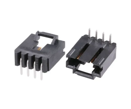 63-6652-10 Header-amplifier module for connecting boards 4 poles 2.54 mm 1 row right angle 5-104935-1
