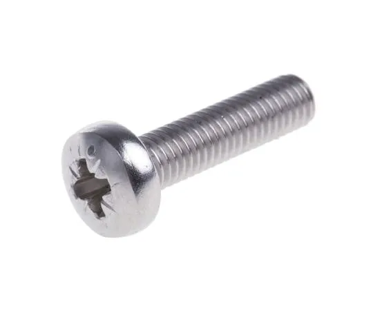 63-6576-65 RS PRO, M5 Pan Head, 20mm Stainless Steel Pozidriv A4 316 Plain 190-579
