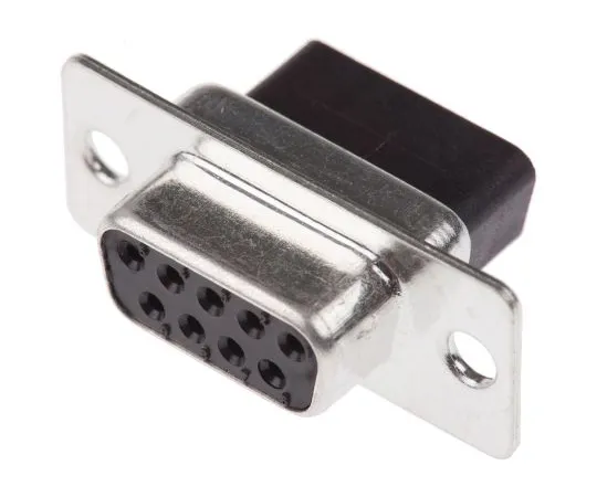 63-6668-67 RS PRO 9 Way Cable Mount D-sub Connector Socket 481-099