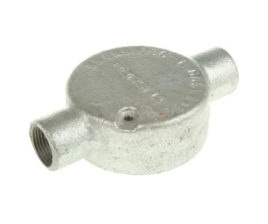 63-6598-52 RS PRO Through Box Cable Conduit Fitting, 20mm nominal size 228-895