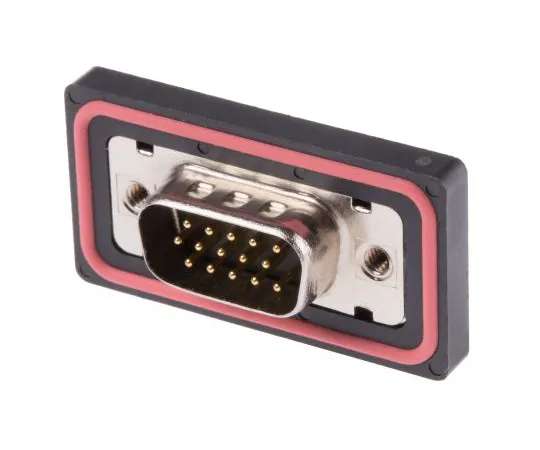 63-6829-46 RS PRO 15 Way Panel Mount D-sub Connector Plug 122-3038