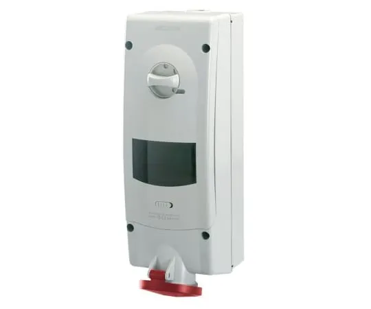 63-6988-14 RS PRO Switchable IP44 Industrial Interlock Socket 3P+N+E, Earthing Position 6h, 16A, 400 V 125-4387