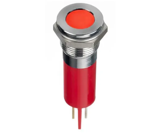 63-7039-79 RS PRO Red Indicator, 24 V dc, 14mm Mounting Hole Size, Faston, Solder Lug Termination, IP67 134-5552