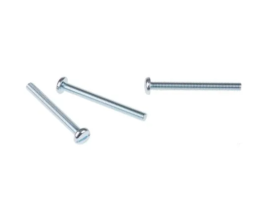 63-6614-52 RS PRO, M5 Pan Head, 50mm Steel Slot Bright Zinc Plated 290-089