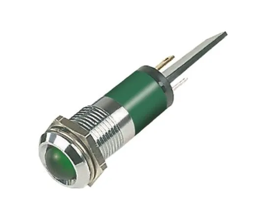 63-6581-40 RS PRO Green Indicator, 110 V ac, 14mm Mounting Hole Size, Solder Tab Termination, IP67 203-767