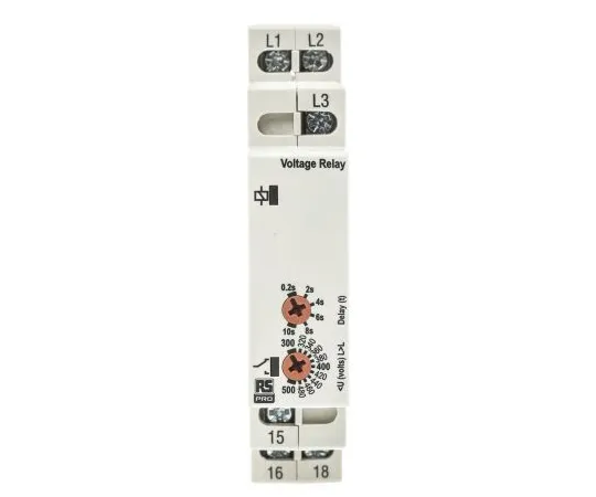 63-6743-18 RS PRO Phase, Voltage Monitoring Relay With SPDT Contacts, 3 Phase, Undervoltage 102-6136