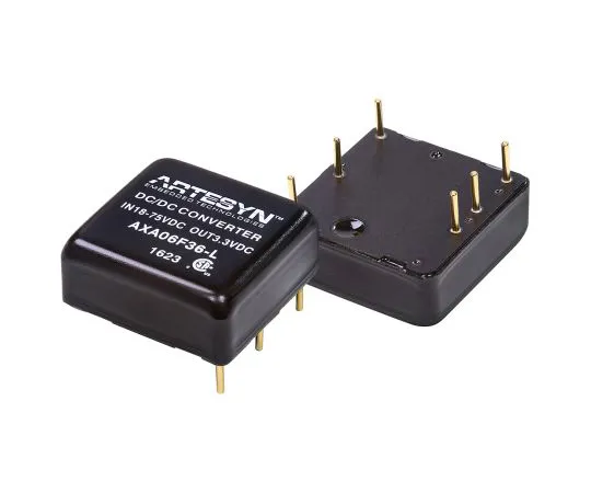 63-7001-99 Artesyn Embedded Technologies AXA 25W Isolated DC-DC Converter Through Hole, Voltage in 9 → 36 V dc, Voltage out AXA02B18-L