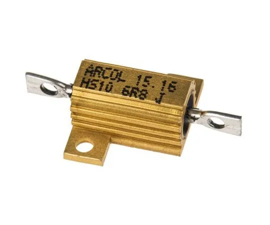 63-7349-20 Arcol HS10 Series Aluminium Ho***d Axial Wire Wound Panel Mount Resistor, 6.8Ω ±5% 10W HS10 6R8 J