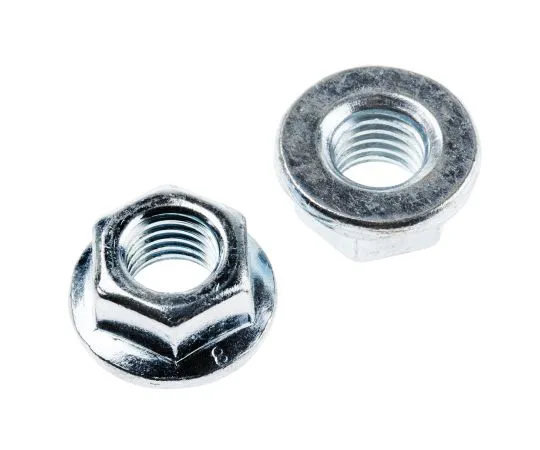 63-6609-71 26mm Bright Zinc Plated Steel Hex Flanged Nut, M12 275-507