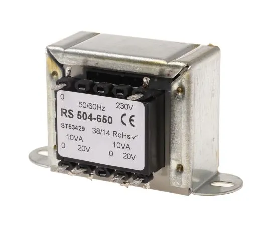 63-6680-64 RS PRO 20VA 2 Output Chassis Mounting Transformer, 20V ac 504-650