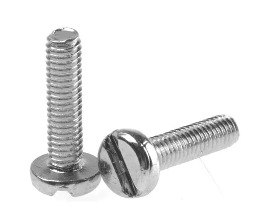 63-6705-33 RS PRO, M4 Pan Head, 16mm Steel Slot Bright Zinc Plated 560-007