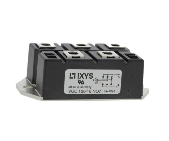 63-7351-87 IXYS VUO160-16NO7, 3-phase Bridge Rectifier Module, 175A 1600V, 5-Pin PWS E 1 VUO160-16NO7