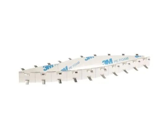63-6664-84 RS PRO Cable Clip Natural Self Adhesive Aluminium Open Arm Clip, 6mm Max. Bundle 475-198