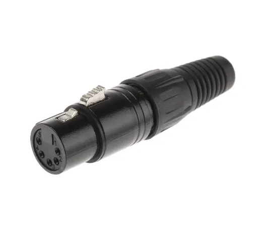 63-6653-88 RS PRO Cable Mount XLR Connector, Female, 250 V ac, 5 Way, Silver Plating 457-881