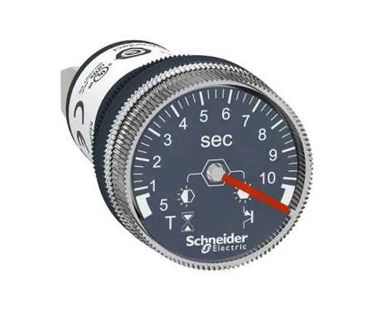 63-7038-53 Schneider Electric Single Timer Relay, Screw, 0.5 → 10 s, 24 V dc XB5DTB22