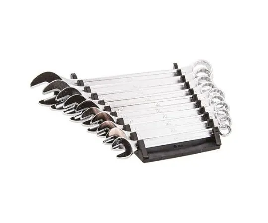 63-6671-78 RS PRO 10 Piece Chrome Vanadium Steel Spanner Set 487-084