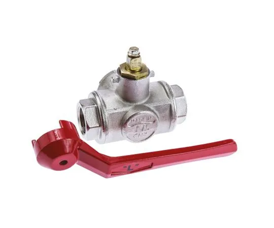 63-6671-40 RS PRO Brass Reduced Bore Ball Valve 1/2 in BSP 3 Way 486-338
