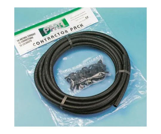 63-7323-39 PMA PECO Plastic Contractor Pack Conduit Grey 25mm 10m PECO-23S