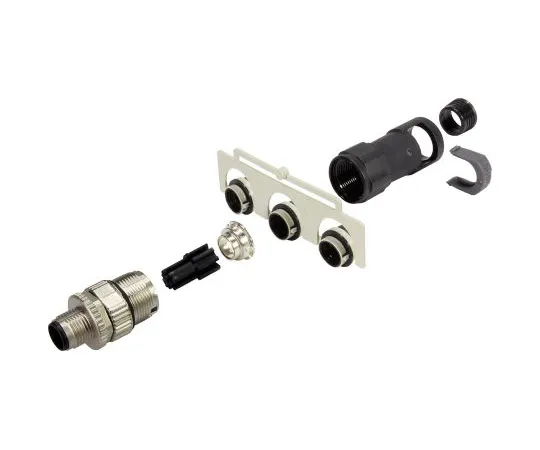 63-6767-93 Round Connectors M12 Series Contact Contacts: Male 5-Pole Female 21038121511