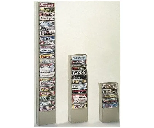 63-7323-30 RS PRO Free Standing Steel Beige Magazine Rack, 36 x 9-3/4 x 4-1/8in 303-4589