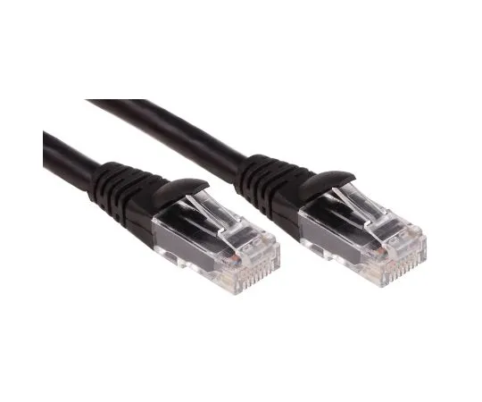 63-6702-53 RS PRO Black Cat6 Cable, U/UTP, Male RJ45/Male RJ45, Terminated, 3m 556-229