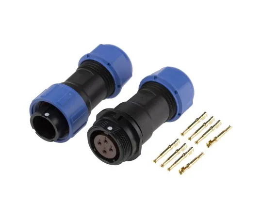 63-6951-84 RS PRO Cable Mount Connector, 4 Contacts 124-6690