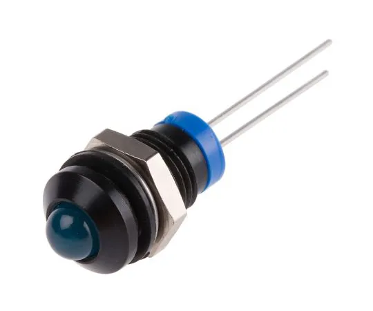 63-6582-51 RS PRO Blue Indicator, 2 V dc, 8mm Mounting Hole Size, Lead Pins Termination, IP67 205-353