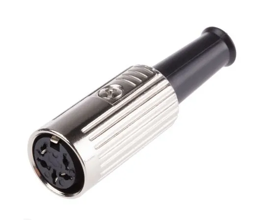 63-6674-55 RS PRO 5 Pole Din Socket, 4A, 100 V ac, Push Lock 491-213