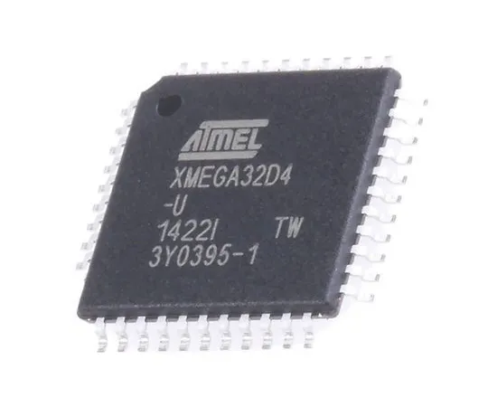 63-7029-91 Microchip, 8/16bit AVR Microcontroller, 32MHz, 32 + 4 kB Flash, 44-Pin TQFP ATXMEGA32D4-AU