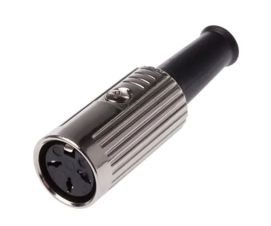 63-6674-45 RS PRO 3 Pole Din Socket, 1A, 100 V ac, Push Lock 491-071