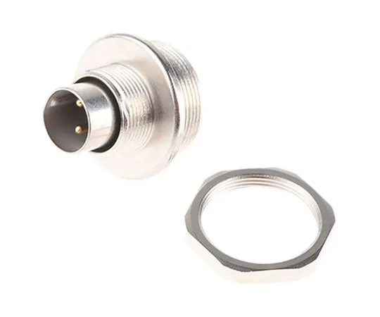 63-7019-27 Binder 712 Series M9 Panel Mount Connector, 2 contacts Socket 09-0403-00-02