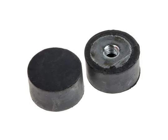 63-7009-77 RS PRO 10mm Stud Mount M4 16mm Diameter 15kg Compression Load, Female Only Natural Rubber 126-5946