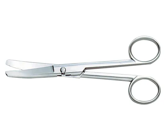 2-535-01　［Discontinued］Scissors Curved Scissors Both Blunt 120mm Screw Stop　No.9