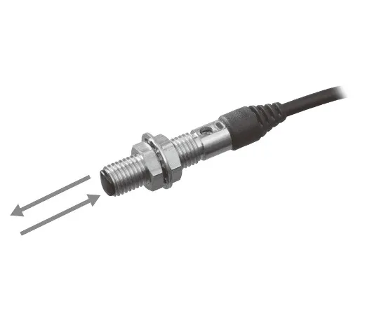 62-4613-35 Photoelectric switch with built-in amplifier (Ultra-compact and thin) E3T (diff*** reflection type) (Small Cylindrical Type) E3T-CD13 2M