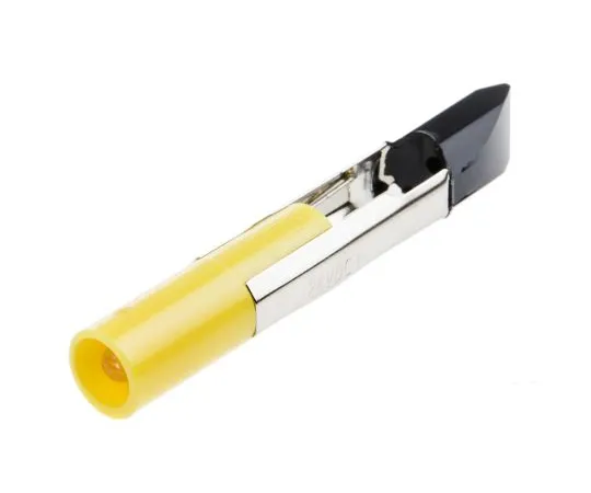 63-6581-65 LED Reflector Bulb, Telephone Slide, Yellow, Single Chip, 6.8mm dia., 24V ac/dc 204-158