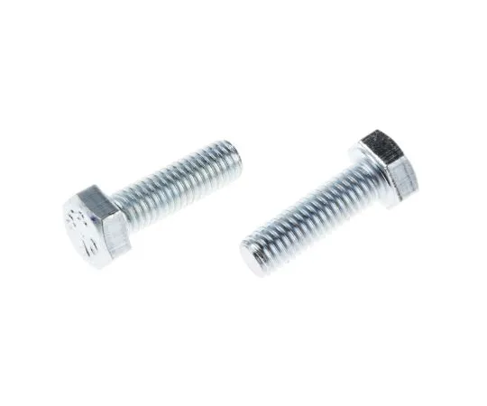 63-6695-12 Zinc plated & clear Passivated Steel Hex M5 x 16mm Set Screw 525-830