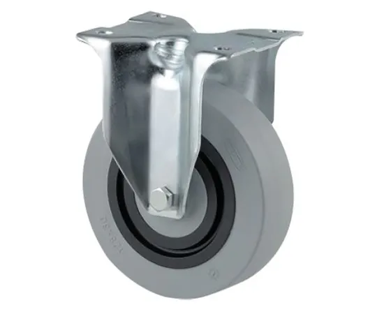 63-6984-40 Tente Fixed Castor Wheel, 200 kg, 400 (Static) kg Load Capacity, 125mm Wheel Diameter Syntech 3478HUR125P62 grey