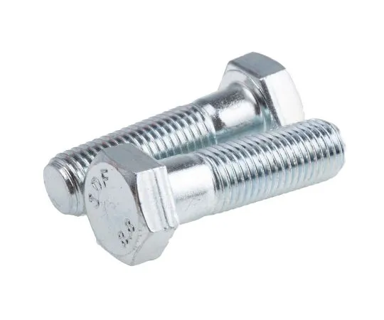 63-6612-24 Clear Passivated, Zinc Steel Hex Bolt, M16 x 55mm 279-874